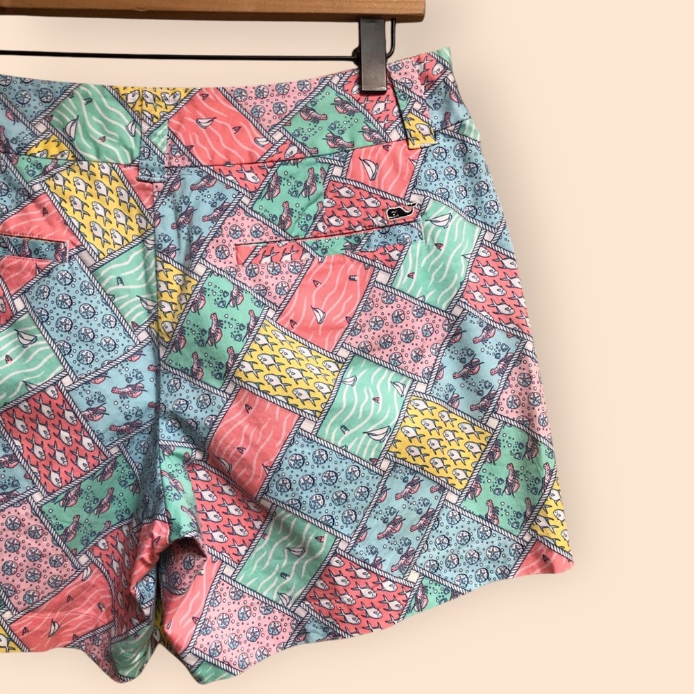 Vineyard Vines Multicolor Patchwork Patterned Sho… - image 5